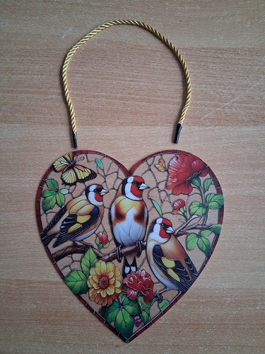 Fensterbild acryl vögel - fensterbild,,