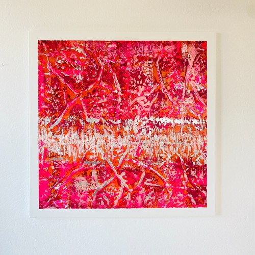 Herzschlag acrylbild xxl - herzschlag,