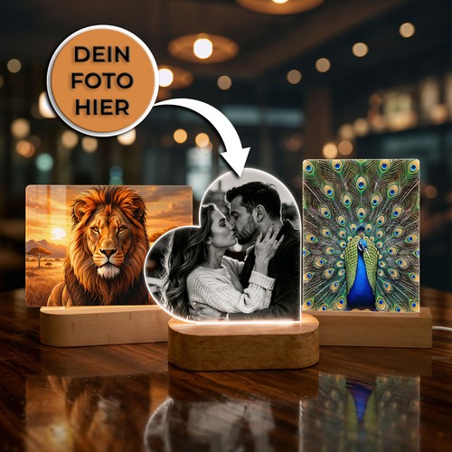 Personalisierte led lampe - personalisierte,
