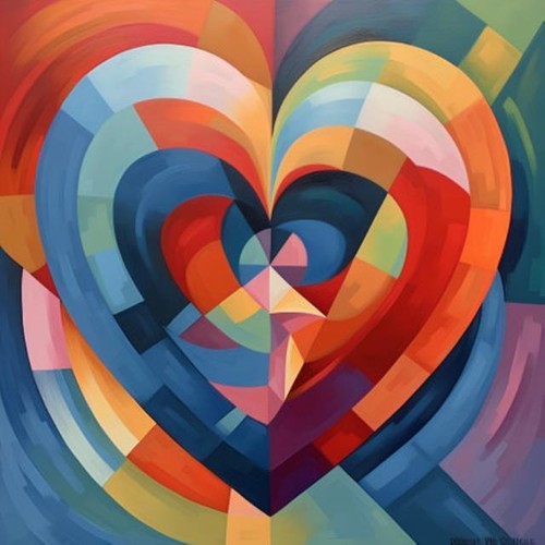 Wandbild abstrakter - wandbild:,