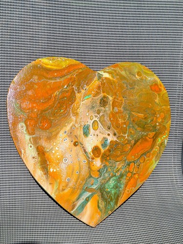 Acrylbild handgemacht pouring - handgemacht,
