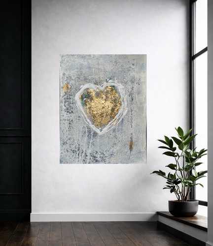 Abstraktes acrylbild original - acrylbild,