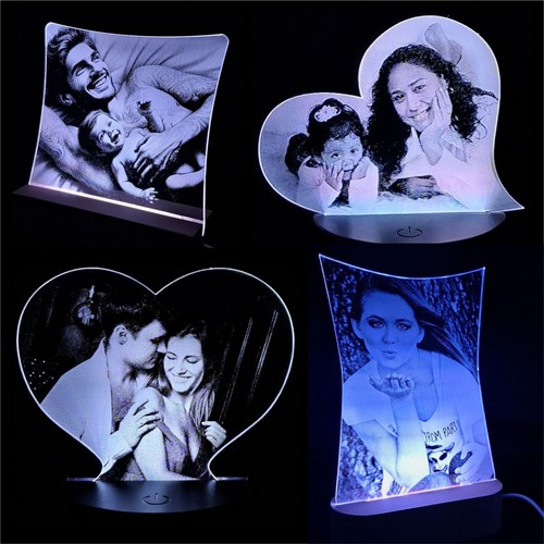 Acryl fotogravur led - led, sockel