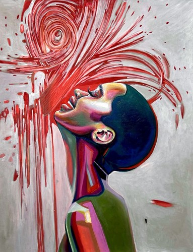 Original acryl bild - original,