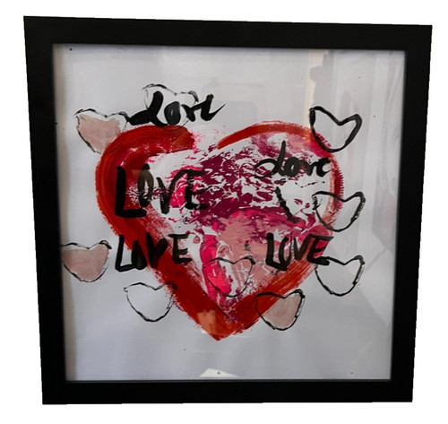Love herz popart orig - love,