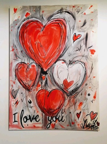 Original acrylbild - acrylbild,
