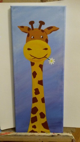 Giraffe bild acryl - bild,,